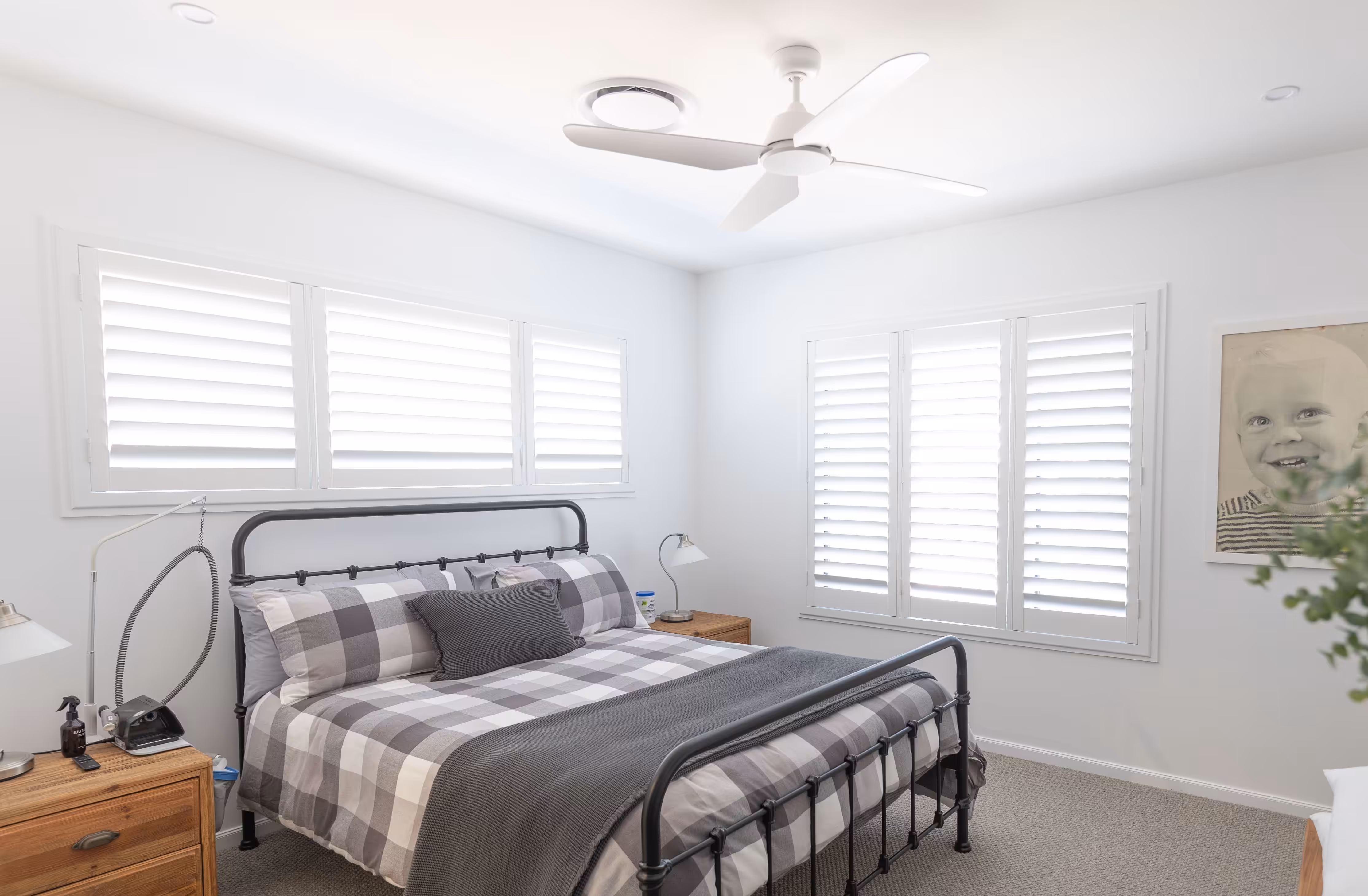 Internal plantation shutters